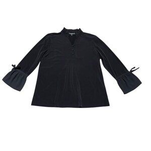 Karl Lagerfeld Black Blouse Size Small